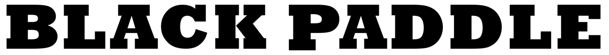 HOULGATE BLACK PADDLE